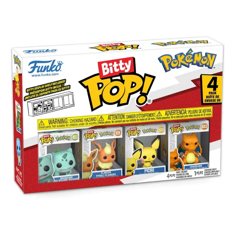 Pokémon Bitty POP! Vinyl Figure 4-Pack Series 3 - 2 cm